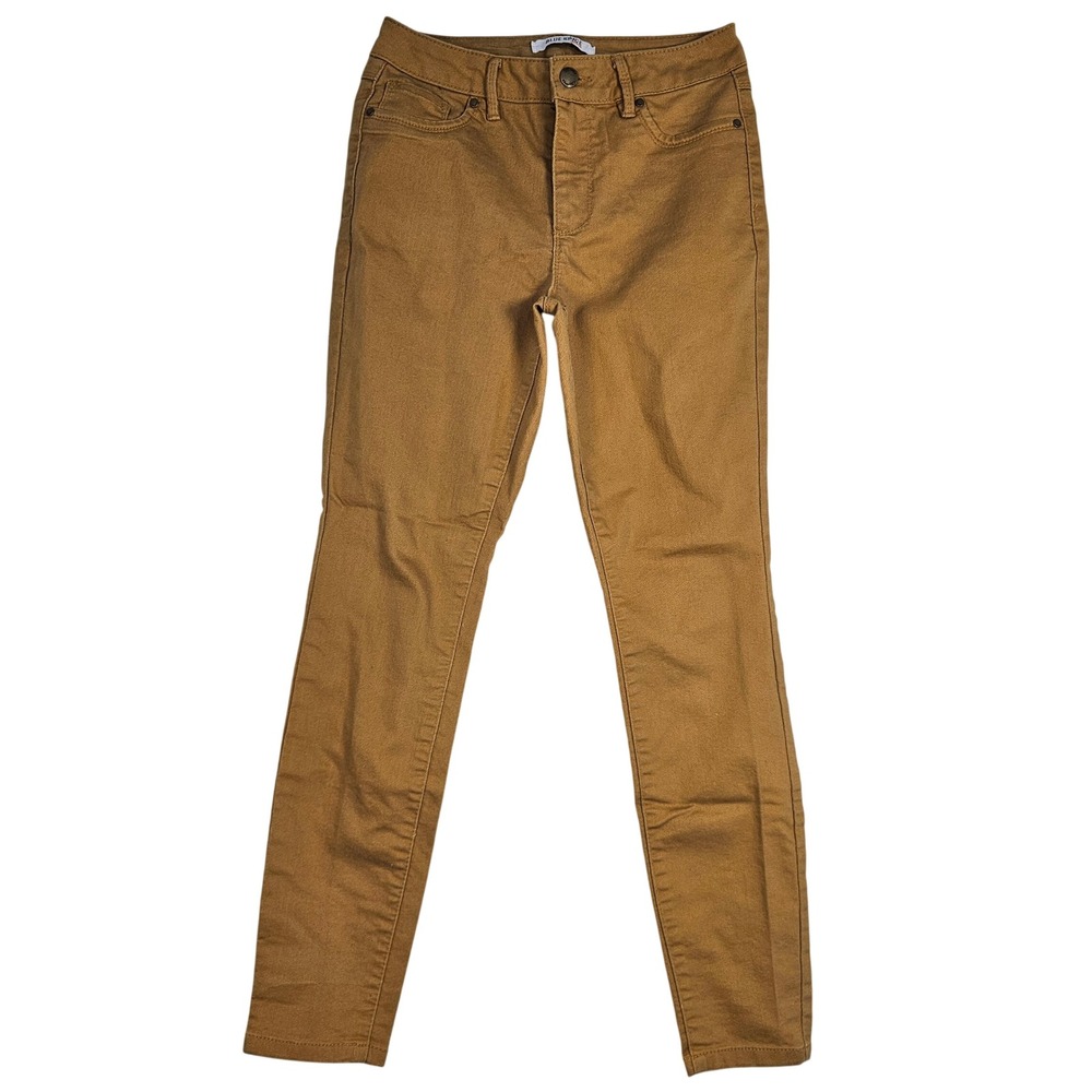 Blue Spice Premium Skinny Pants Brown Tobacco Camel Stretch Size 3 Womens